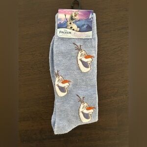 Disney Frozen Olaf Light Blue Socks